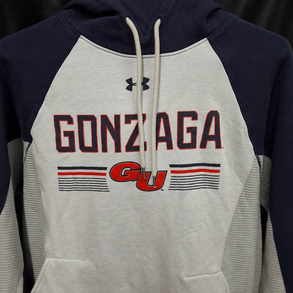 Under Armour Blue and White Gonzaga Sweater - Picture 5 of 11